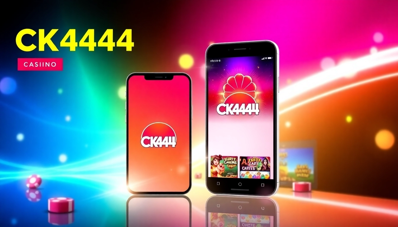 Screenshot of CK4444 com app interface showcasing live casino and sports betting features for smooth gaming experience.