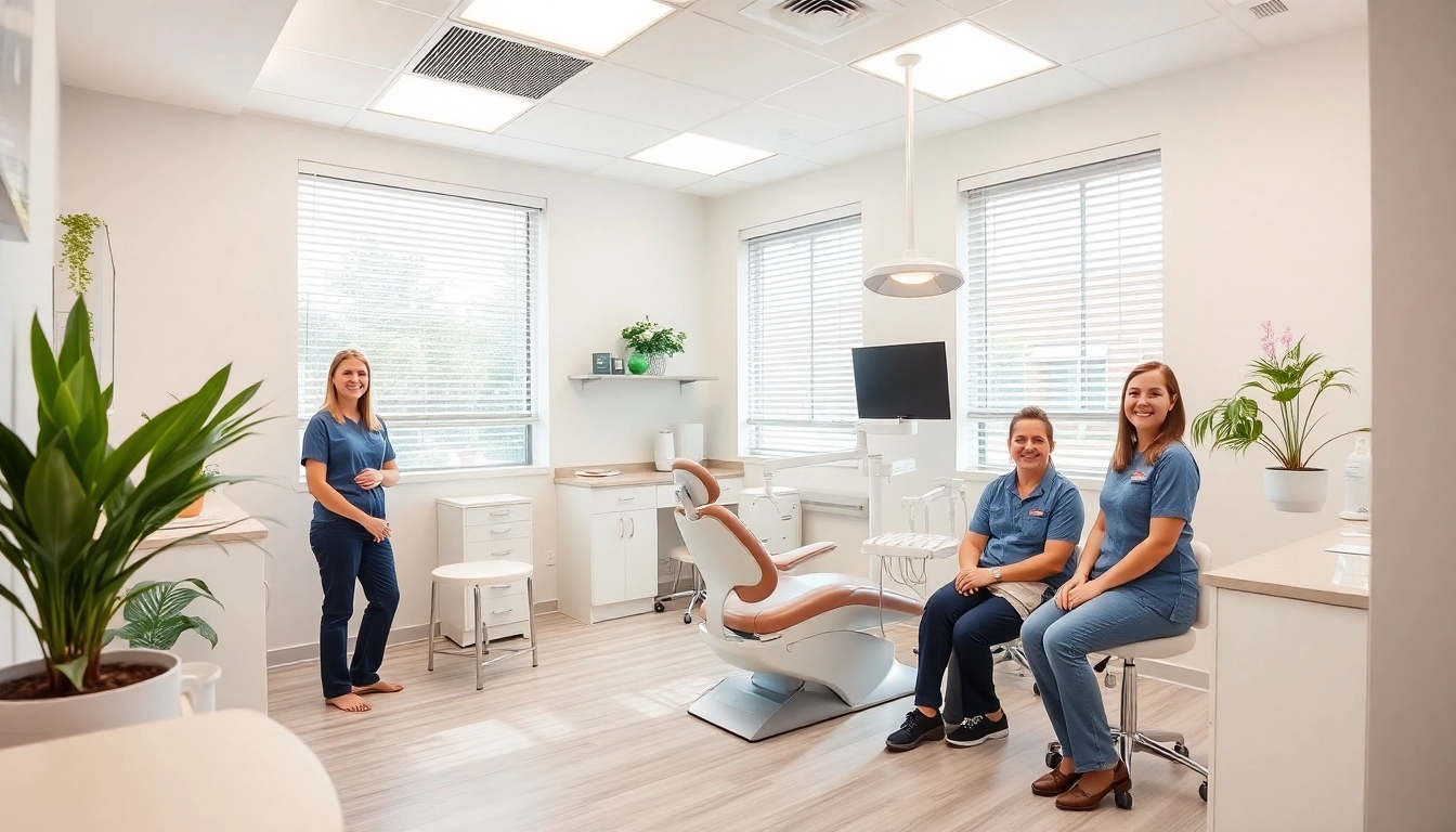 Professional team at Ventura Bright Dental providing friendly patient care in a bright modern